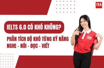 IELTS 6.0 có khó không? Phân tích độ khó từng kỹ năng Nghe – Nói – Đọc – Viết