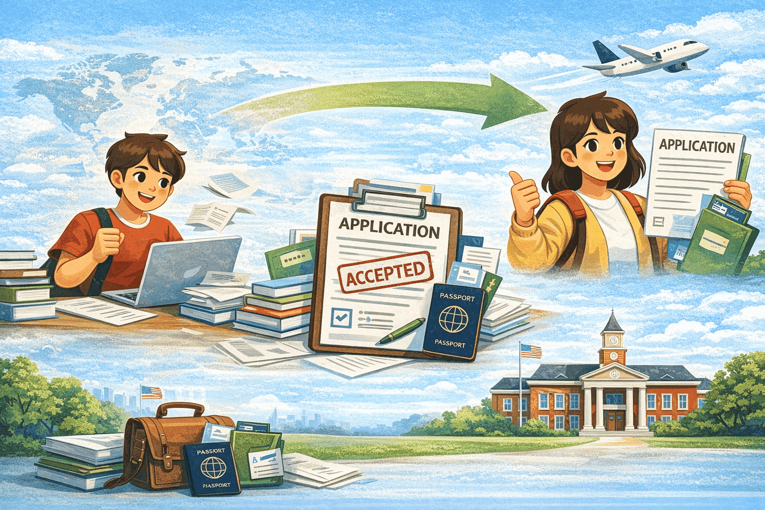 Ưu và nhược điểm nên biết khi du học không cần IELTS 10 giam ap luc thi cu