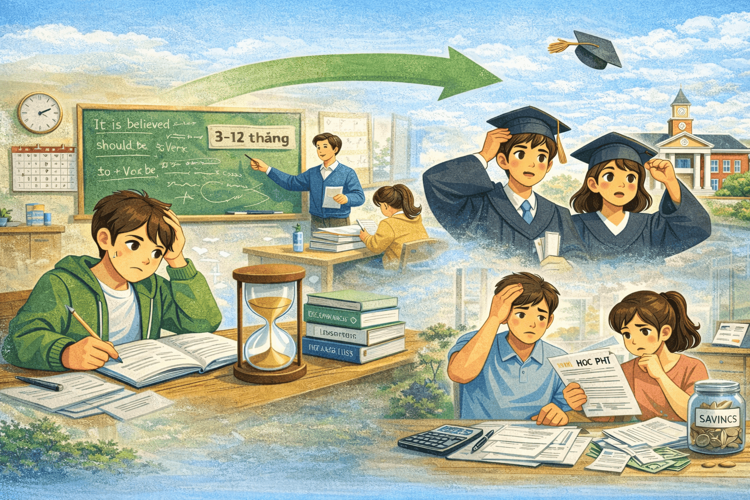 Ưu và nhược điểm nên biết khi du học không cần IELTS 14 hoc tieng anh du bi